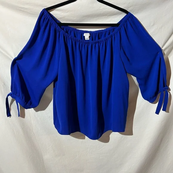 2 pack of off-the-shoulder top with tie sleeve detail - Picture 3 of 6